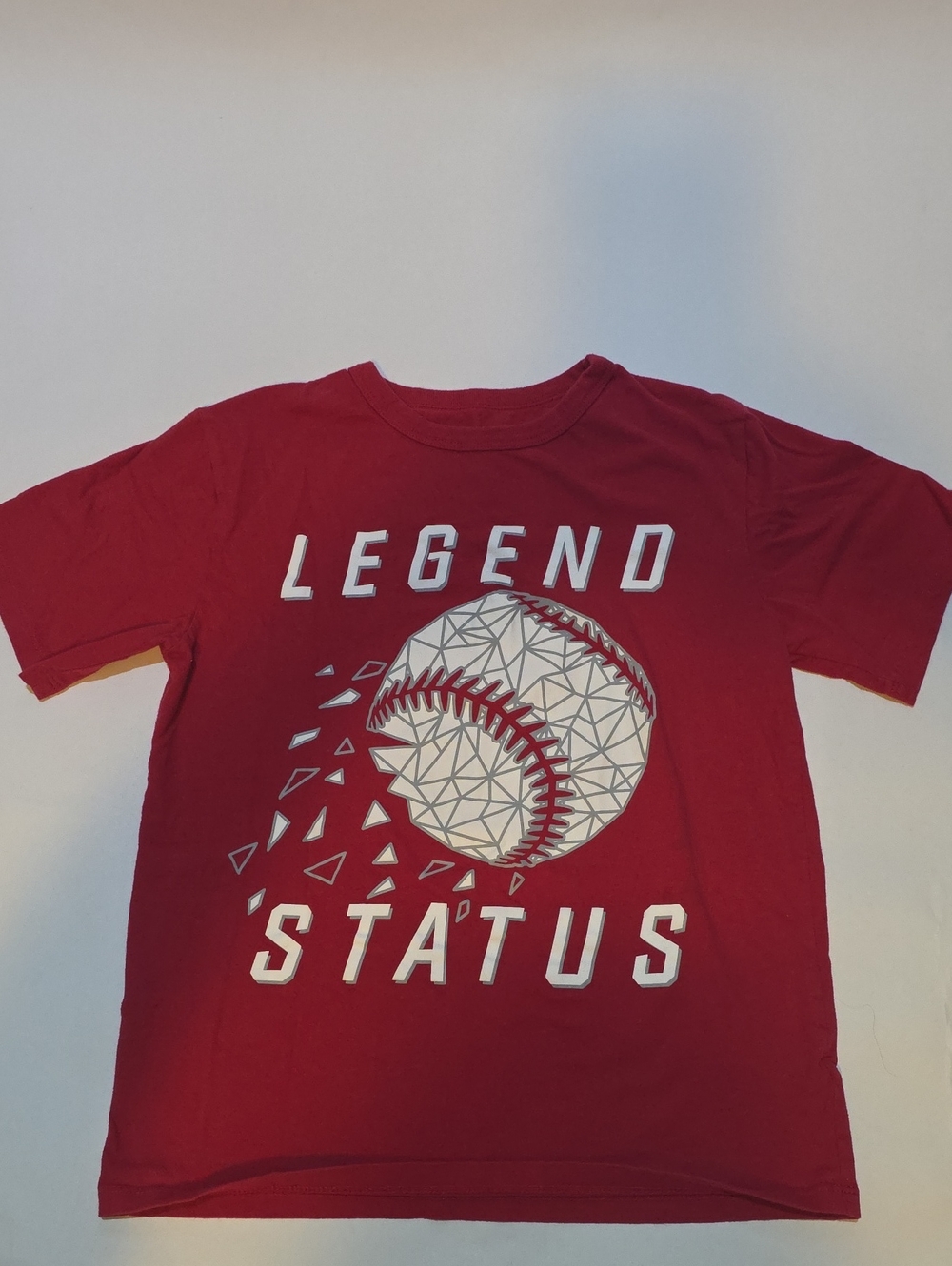 Place Red 'Legend Status' Baseball Graphic Tee